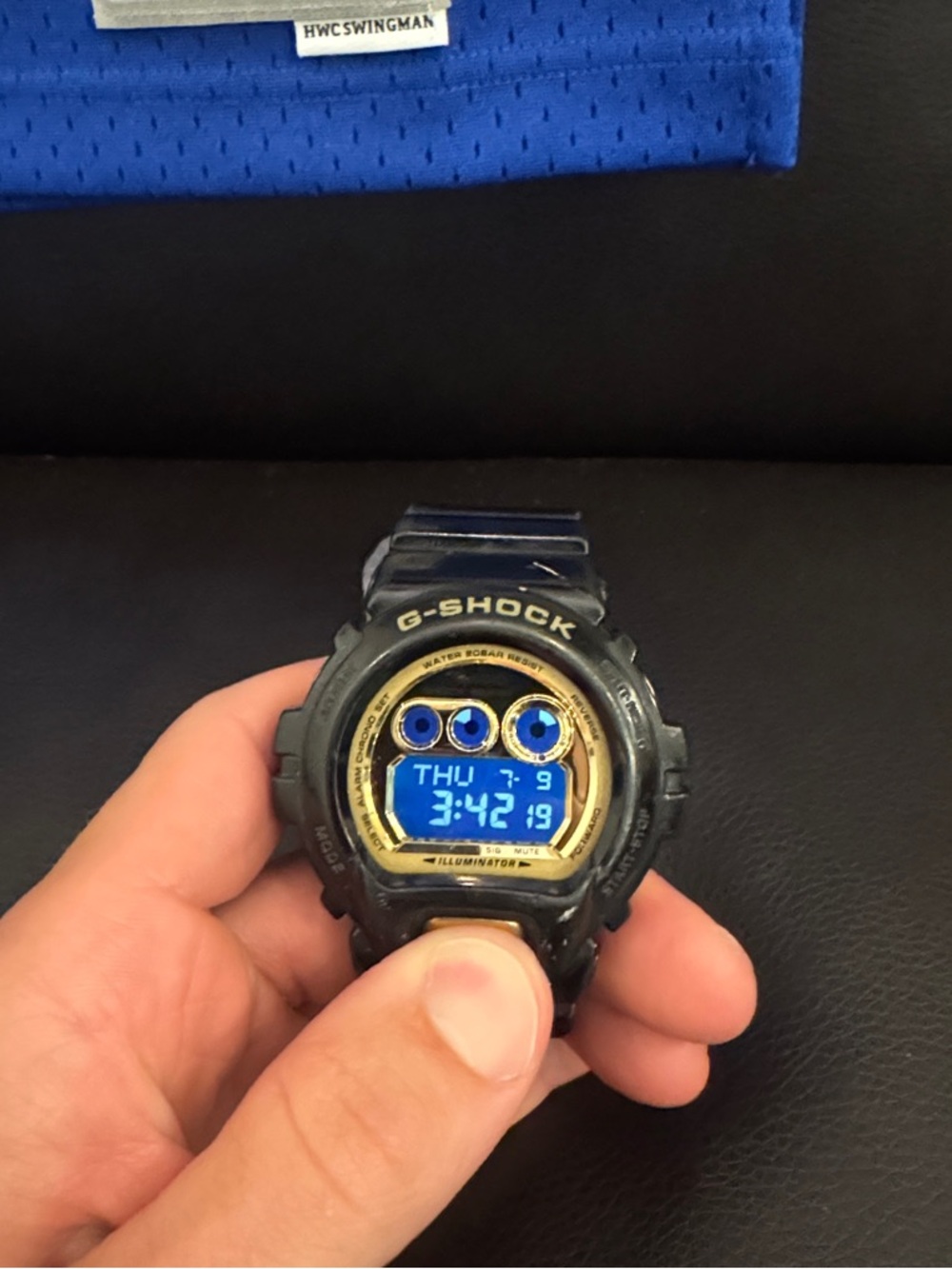 Casio G-SHOCK Black and Gold Digital Sport Watch